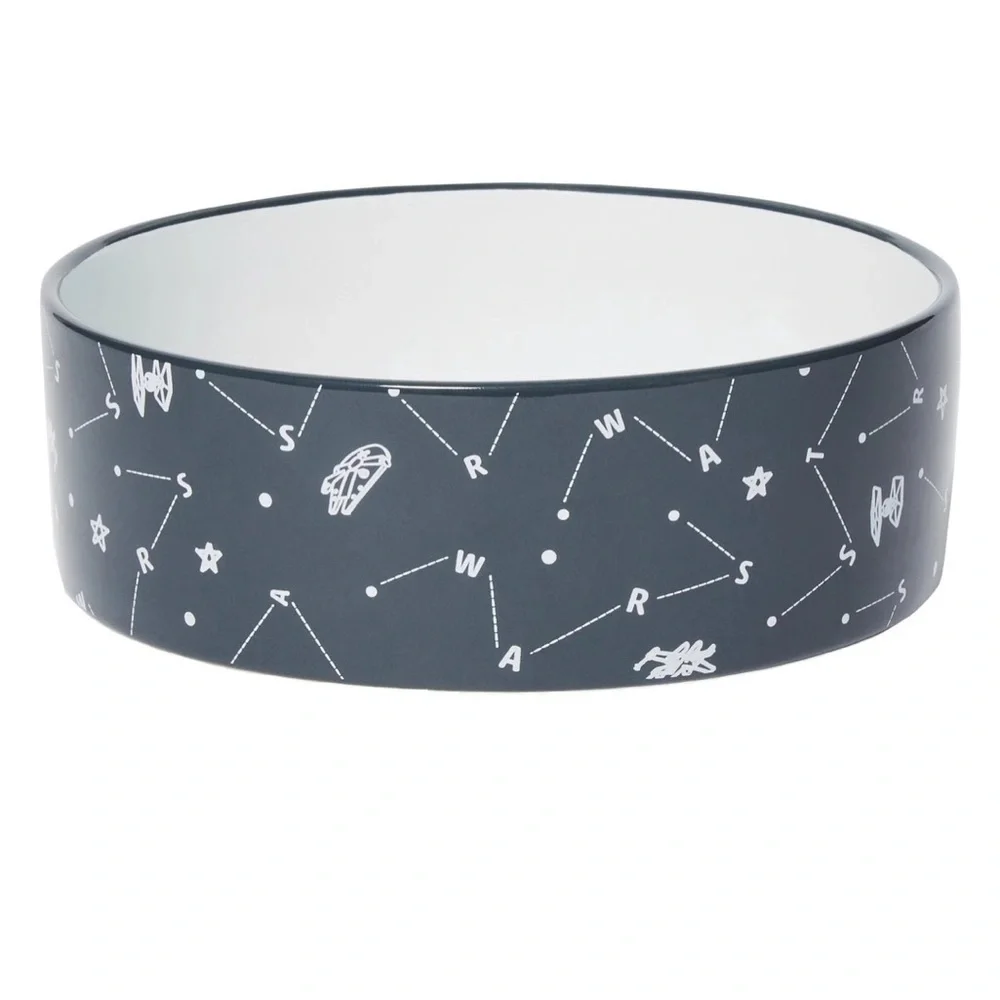 2 NIP Star Wars Constellation Ceramic Dog Cat bowl - Picture 2 of 8